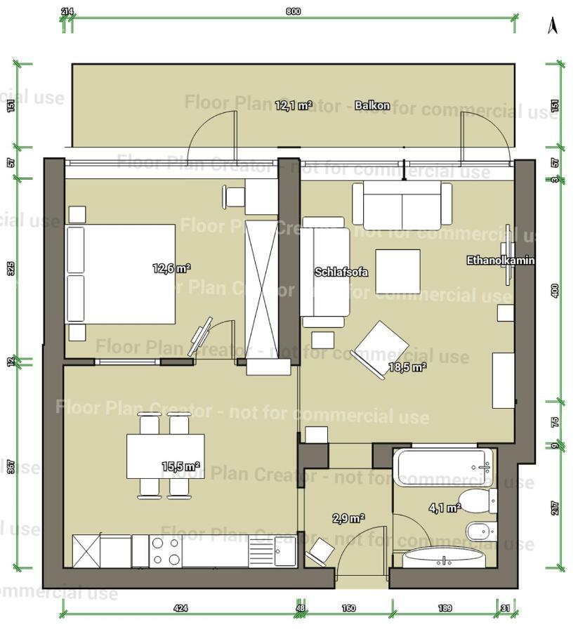 Luxussuite 1a Meerblick, Maritim Residenz, 22er Stock, Modernes Styling, Am * Lübeck